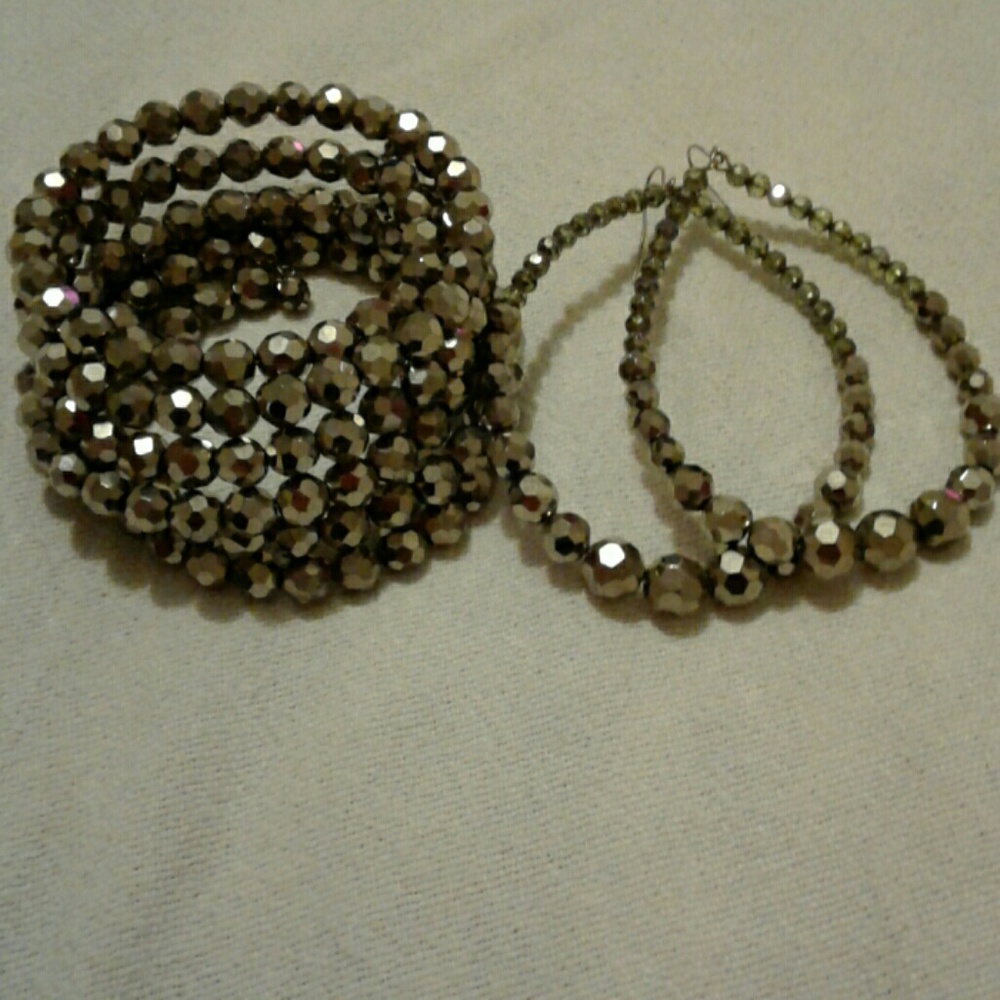 Bracelet and earring set.  NWOT